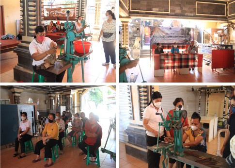Pelatihan Kelompok Usaha Produksi Dupa Cakra Wangi Dusun Belaluan