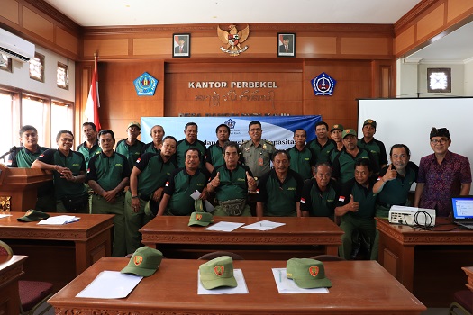 Pembinaan Penguatan dan Peningkatan Perlindungan Masyarakat (LINMAS) Desa Dangin Puri Kauh Tahun Anggaran 2019