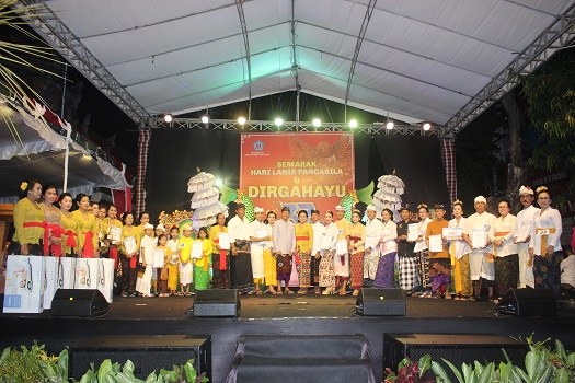 Semarak Hari Lahir Pancasila & HUT Desa Dangin Puri Kauh Ke-37 