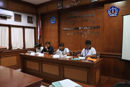Rapat Pleno Pemilihan Kepala Desa Dangin Puri Kauh Tahun 2019