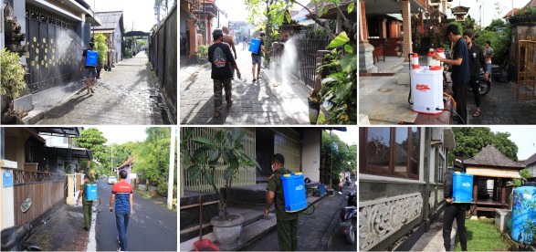 Penyemprotan Disinfektan