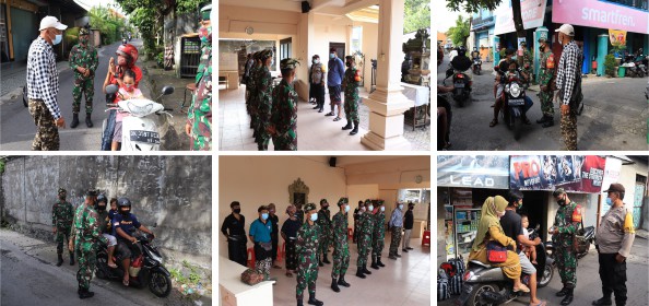 Kegiatan Penertiban Warga Yang Tidak Menggunakan Masker