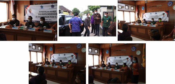 Kunjungan kerja Walikota Denpasar ke Desa Dangin Puri Kauh